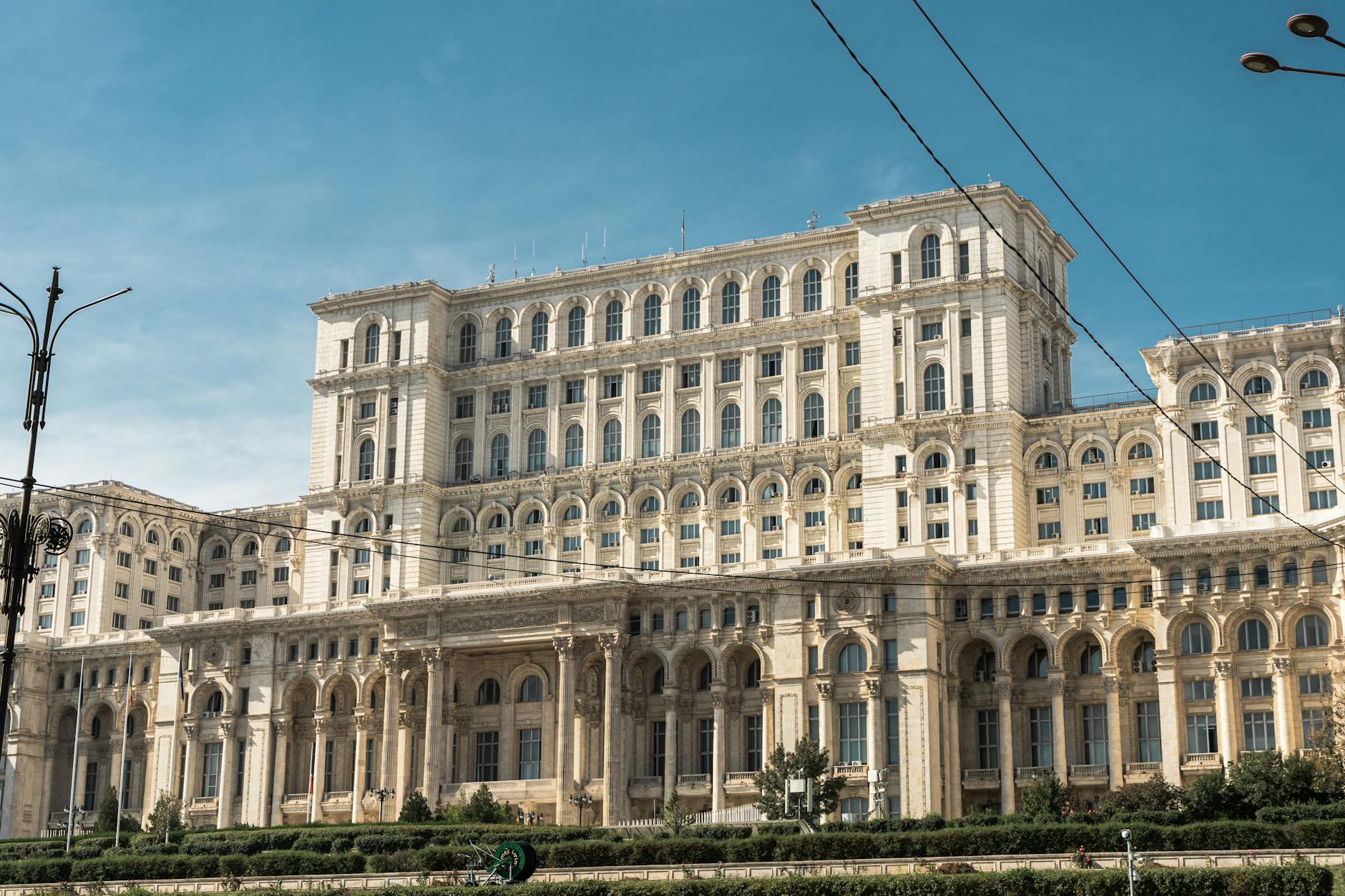 Beautiful university building in Romania